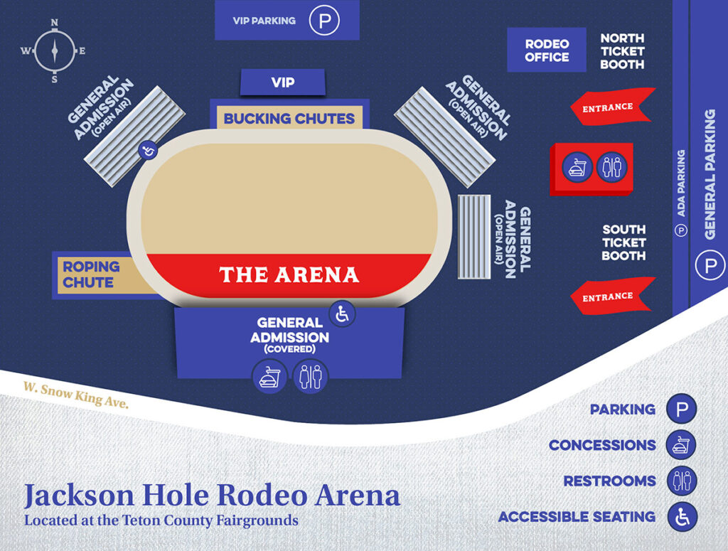 Venue Map Jackson Hole Rodeo