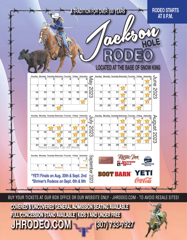 Schedule Jackson Hole Rodeo