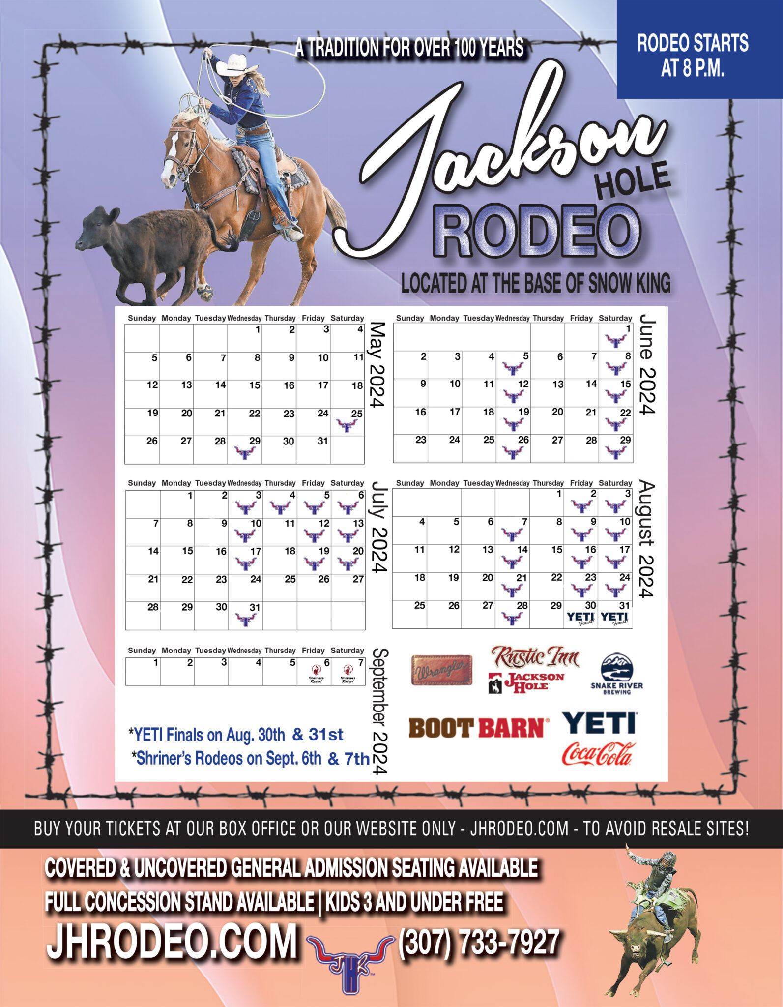 Schedule - Jackson Hole Rodeo